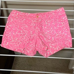 Lilly Pulitzer Callahan shorts - pink seashells